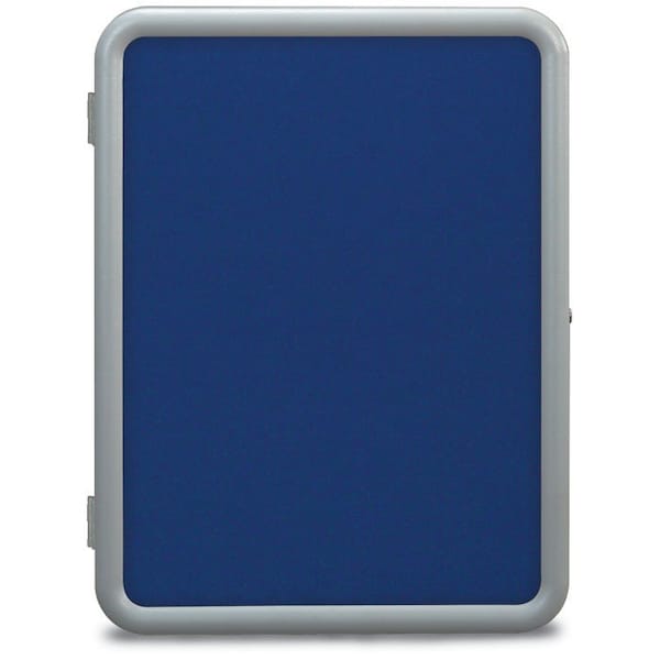 Single Door Image Enclosed Corkboard, 24